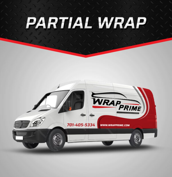 Partial vehicle wrap <span>$1550 to $3500</span>