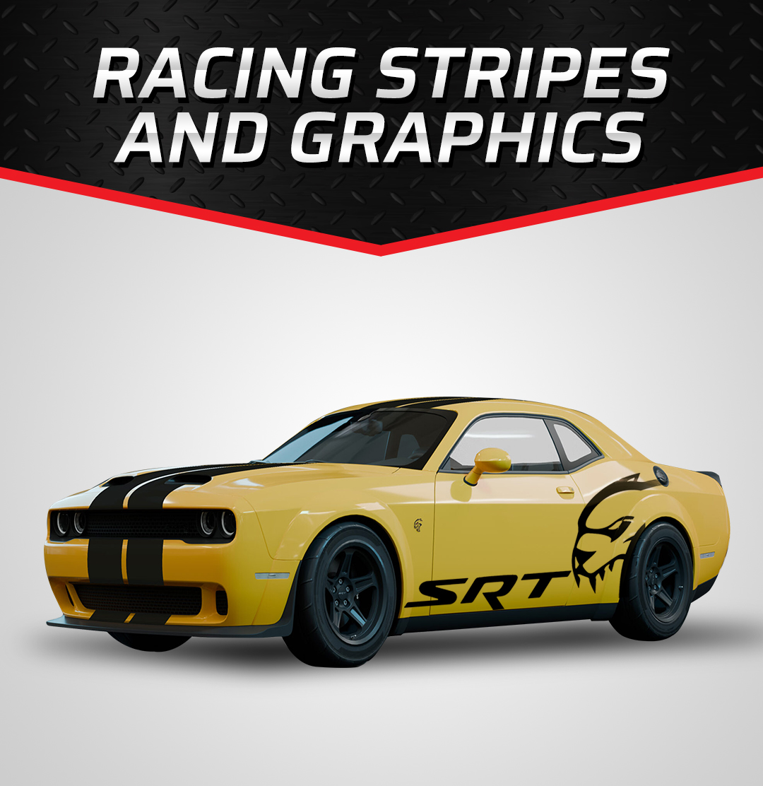Racing Stripes and Graphics <span>$350 to $800</span>